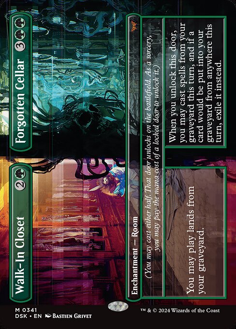 DSK: Walk-In Closet // Forgotten Cellar (Borderless) (Foil)