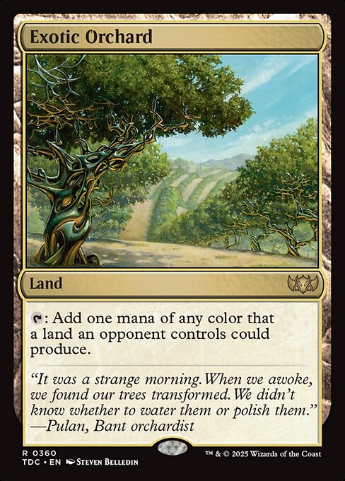 TDC: Exotic Orchard