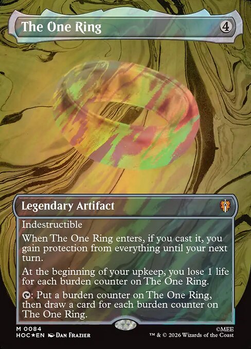 HOC: The One Ring (Borderless) (Surge Foil)