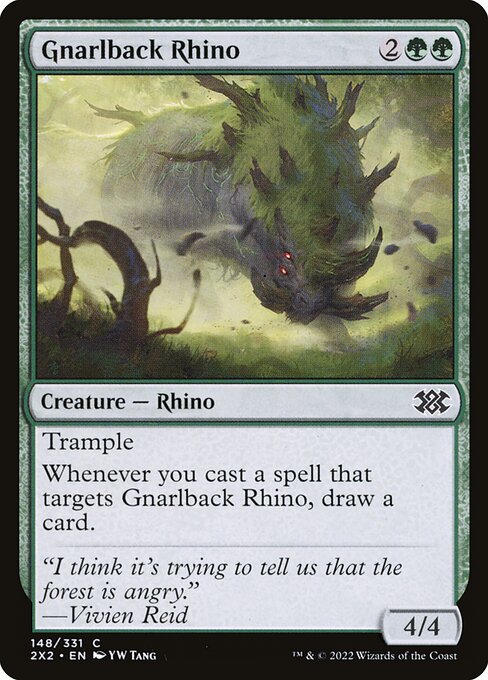 2X2: Gnarlback Rhino (Foil)