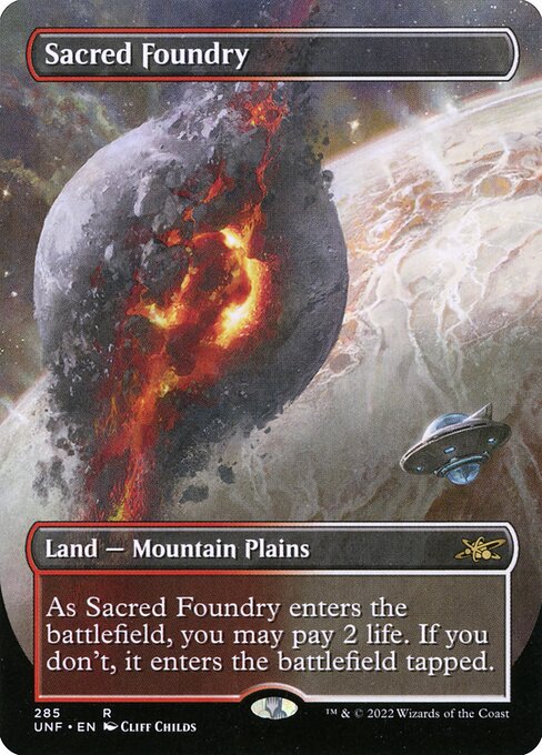 UNF: Sacred Foundry (Borderless) (Foil)