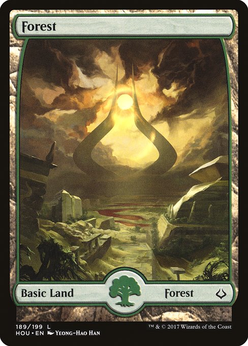 HOU: Forest (189) - Full Art (Foil)