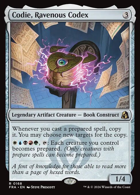 FRA: Codie, Ravenous Codex
