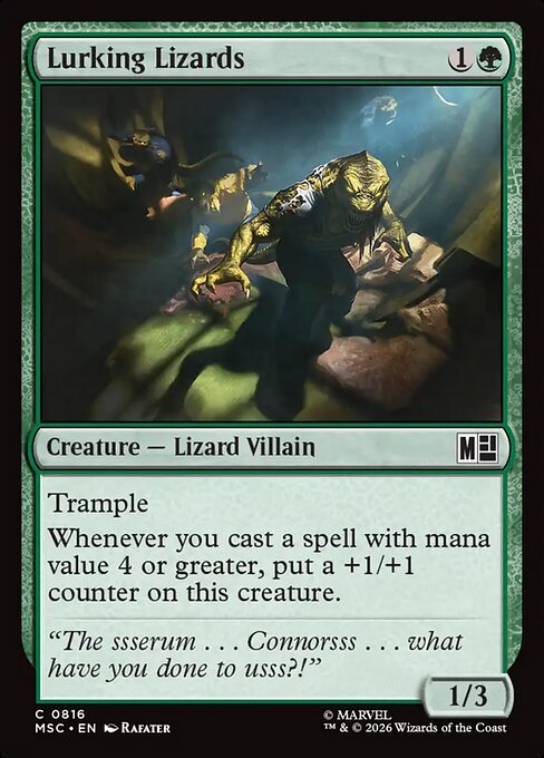 MSC: Lurking Lizards