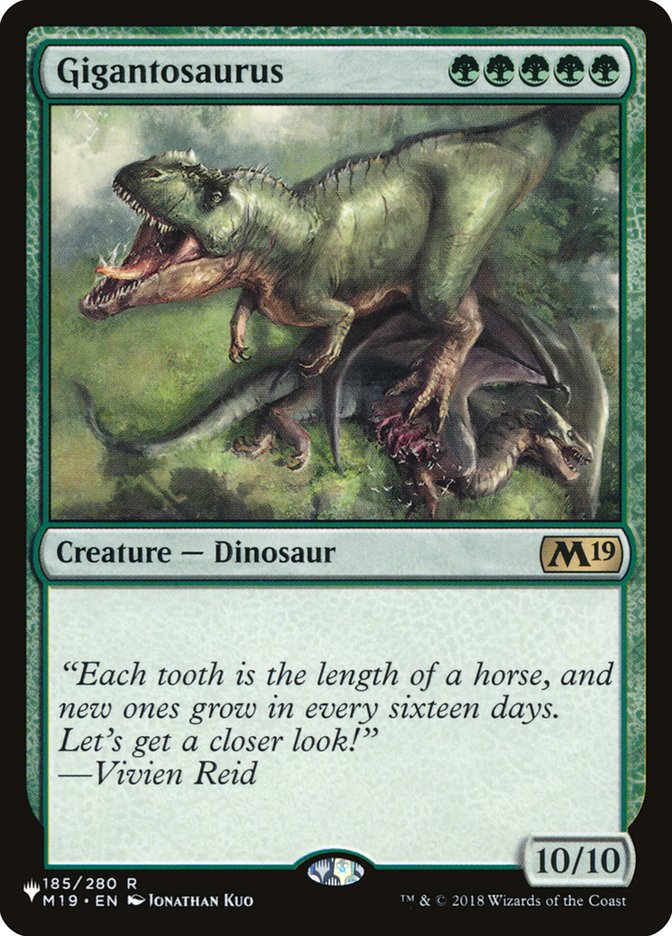 Gigantosaurus :: PLIST