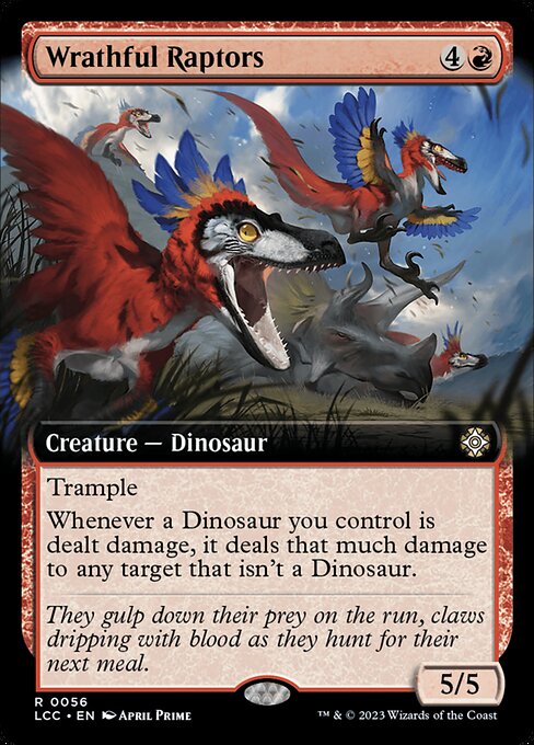 LCC: Wrathful Raptors (Extended Art)