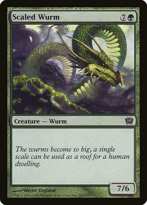 9ED: Scaled Wurm (Foil)