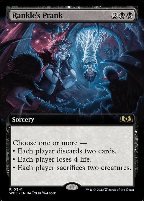 WOE: Rankle's Prank (Extended Art) (Foil)