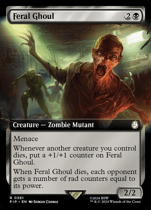 PIP: Feral Ghoul (Extended Art) (Foil)