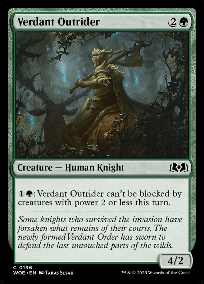 Verdant Outrider :: WOE