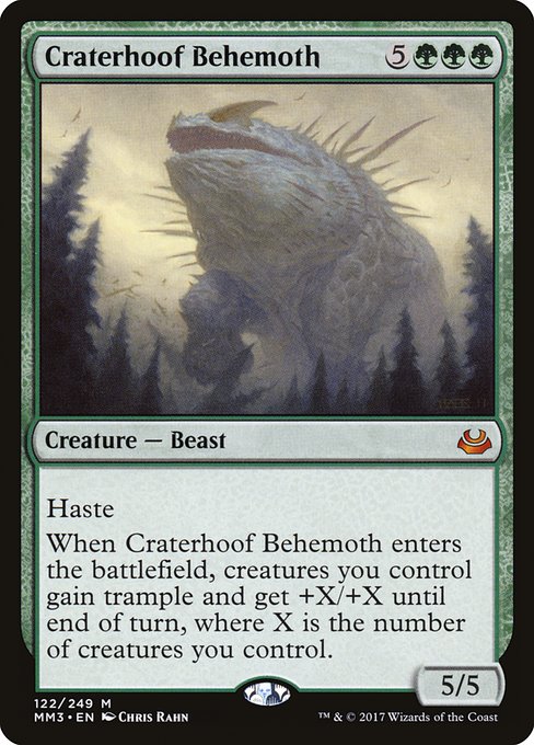 MM3: Craterhoof Behemoth
