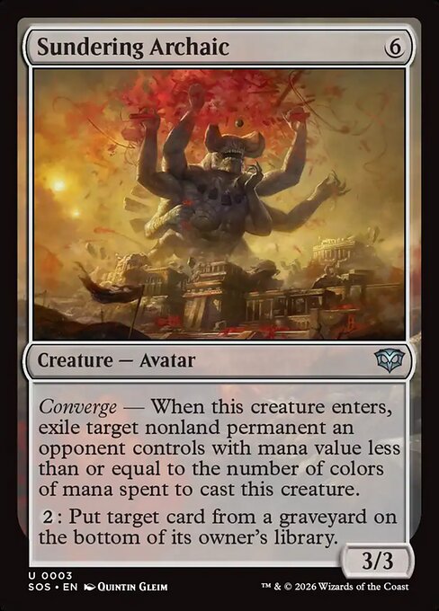 SOS: Sundering Archaic (Foil)