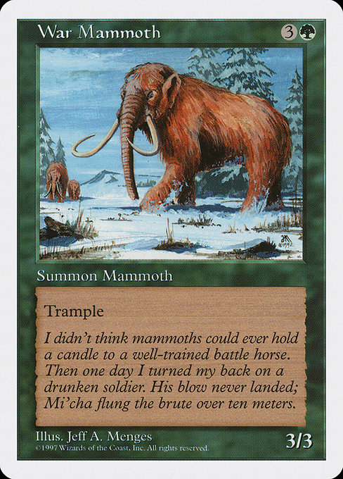 5ED: War Mammoth