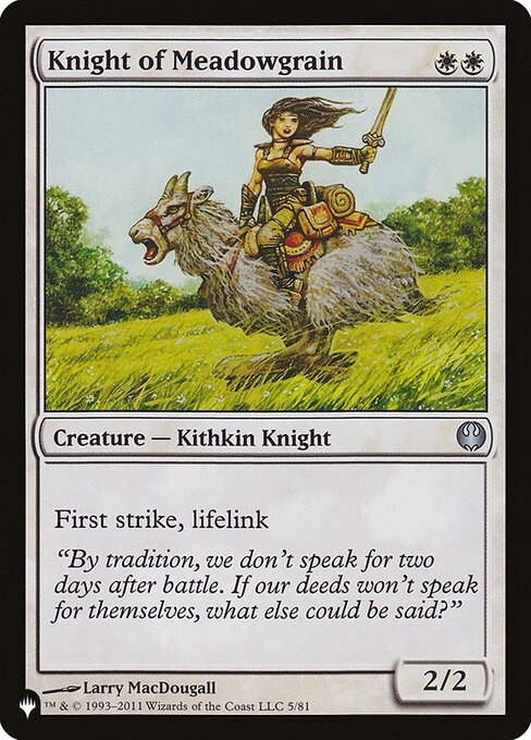 PLST: Knight of Meadowgrain