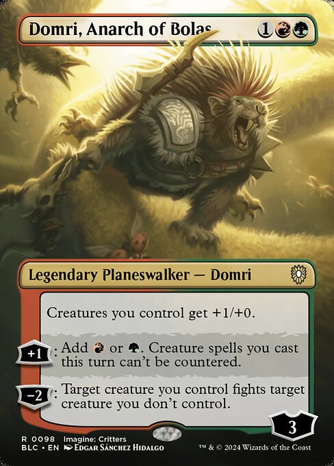 BLC: Domri, Anarch of Bolas (Borderless) (Foil)