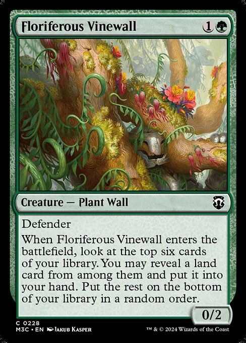 M3C: Floriferous Vinewall