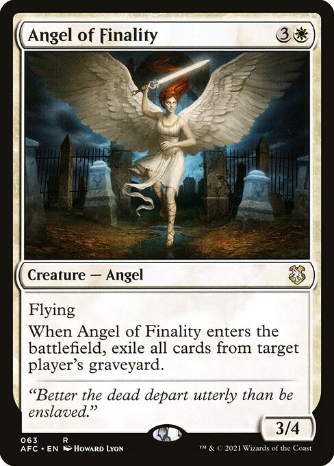 AFC: Angel of Finality
