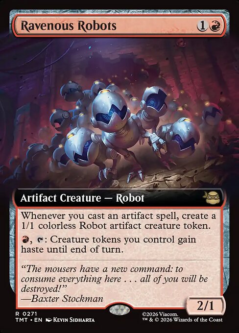 TMT: Ravenous Robots (Extended Art) (Foil)