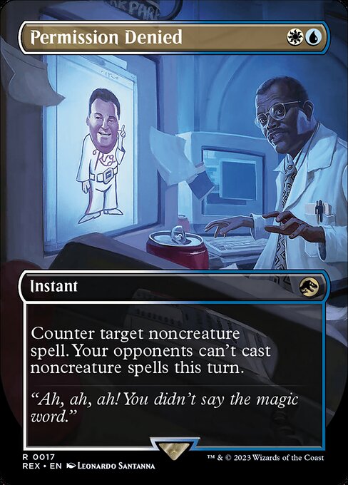 REX: Permission Denied (Borderless) (Foil)