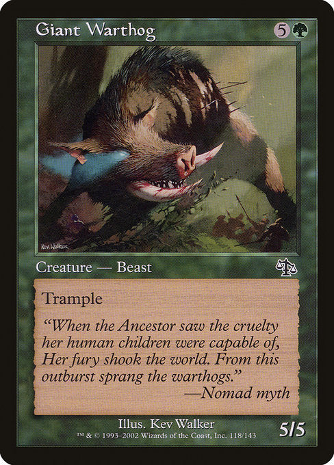 JUD: Giant Warthog