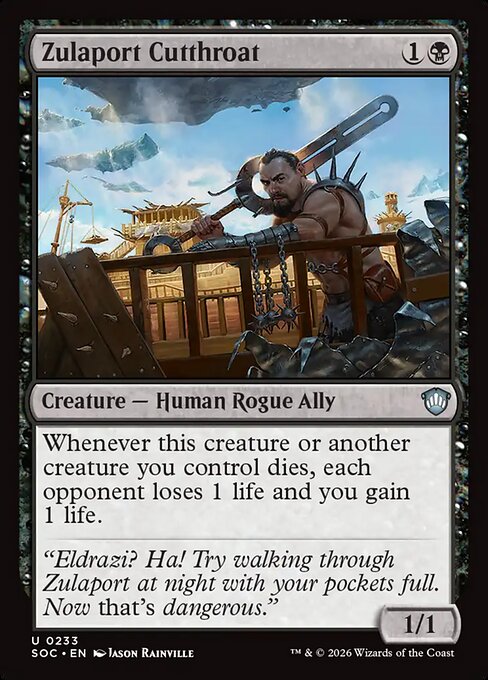 SOC: Zulaport Cutthroat