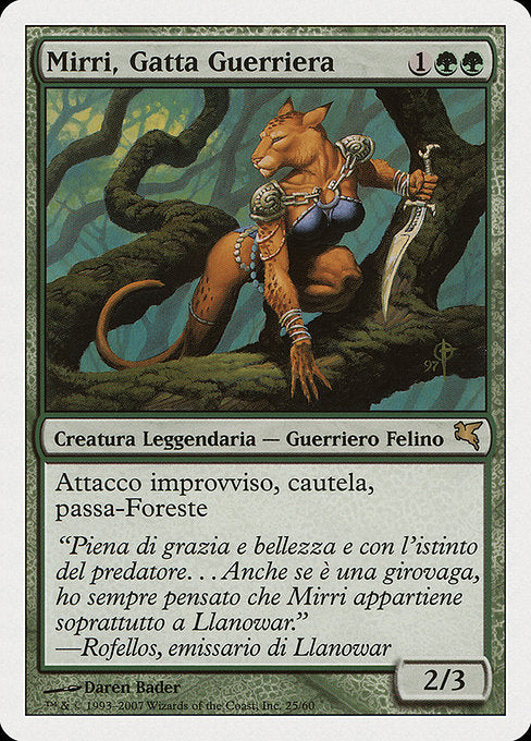 PSAL: Mirri, Cat Warrior (Italian) - "Mirri, Gatta Guerriera"