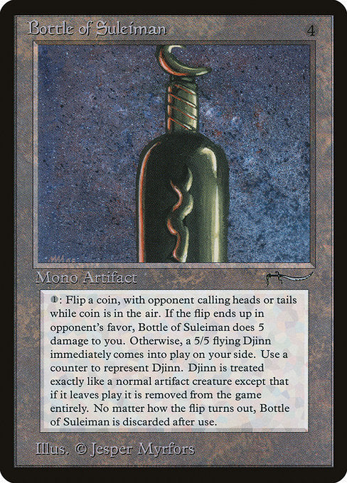 ARN: Bottle of Suleiman