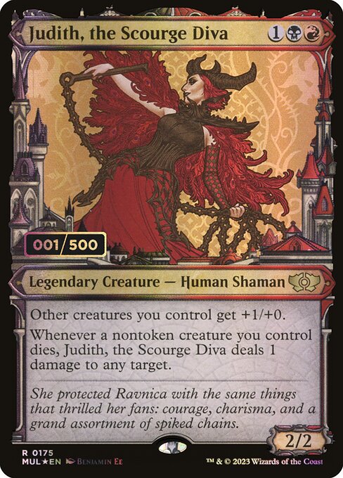 MUL: Judith, the Scourge Diva (Serial Numbered) (Foil)