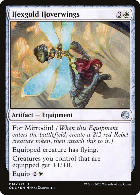 ONE: Hexgold Hoverwings (Foil)