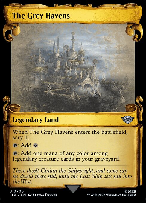 LTR: The Grey Havens (Showcase Scrolls)