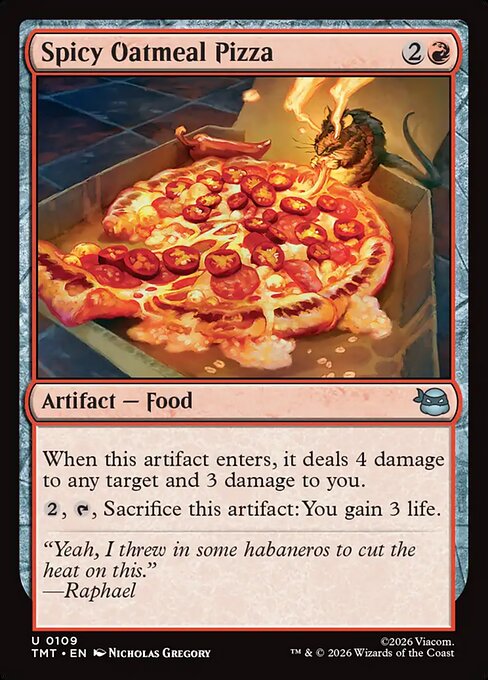 TMT: Spicy Oatmeal Pizza (Foil)