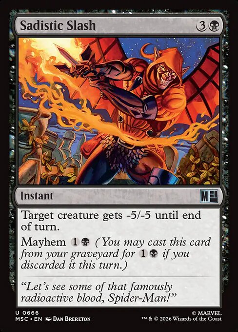 MSC: Sadistic Slash (Foil)