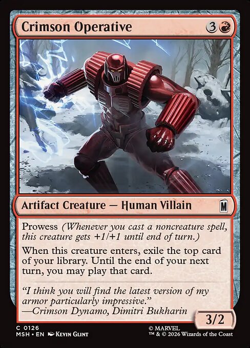 MSH: Crimson Operative (Foil)