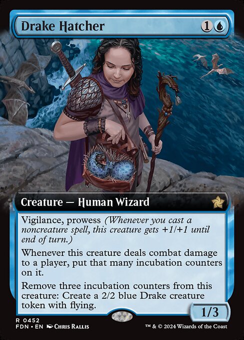 FDN: Drake Hatcher (Extended Art) (Foil)