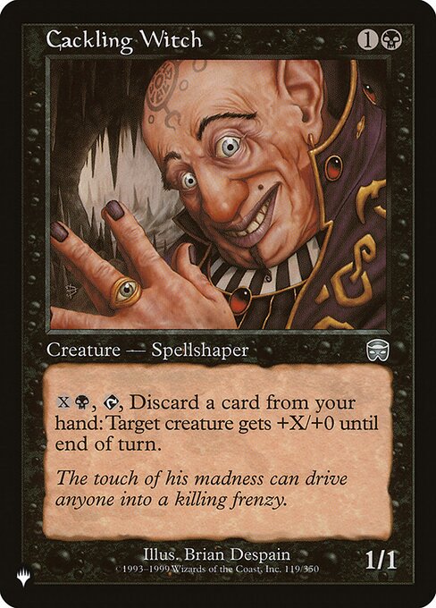PLST: Cackling Witch