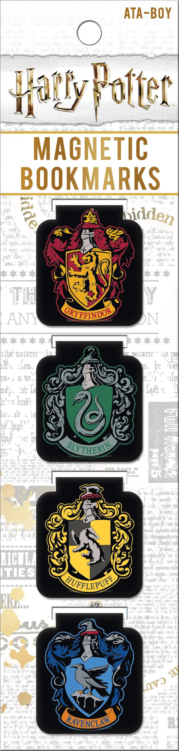 Harry Potter Crests Magnetic Bookmark Set