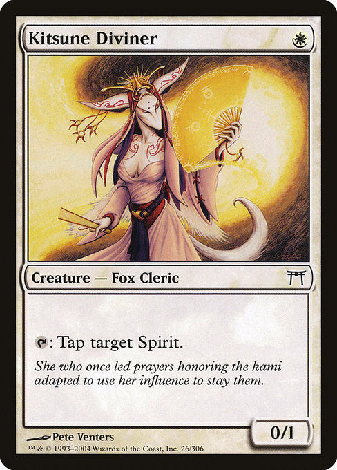 CHK: Kitsune Diviner (Foil)