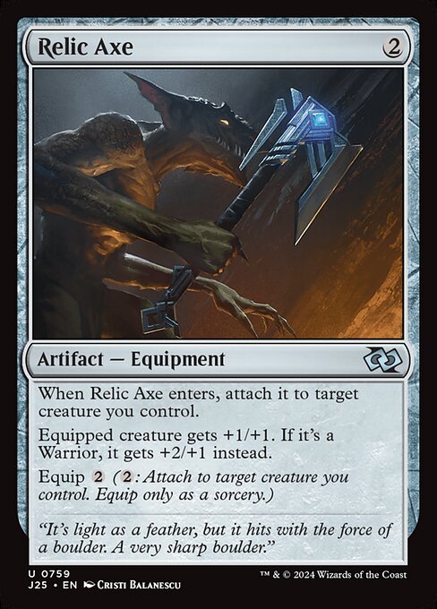 J25: Relic Axe