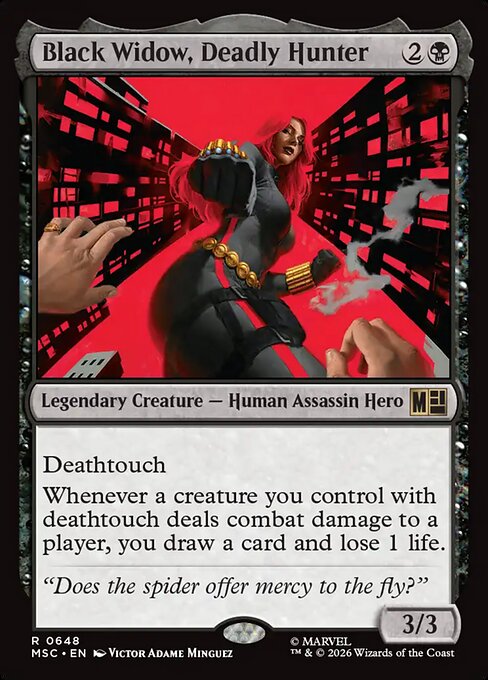 MSC: Black Widow, Deadly Hunter