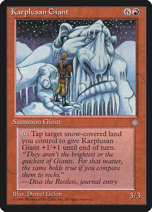 ICE: Karplusan Giant