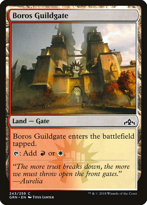 GRN: Boros Guildgate (243) (Foil)