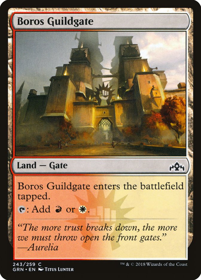 Boros Guildgate (243) [Foil] :: GRN