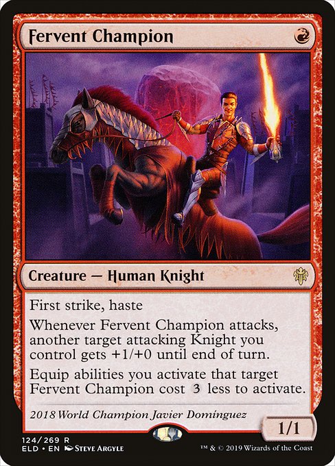 ELD: Fervent Champion (Foil)