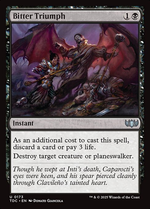 TDC: Bitter Triumph