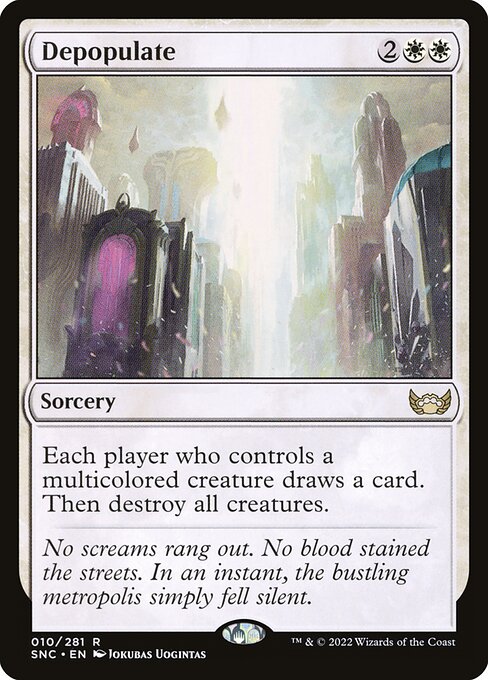SNC: Depopulate (Foil)