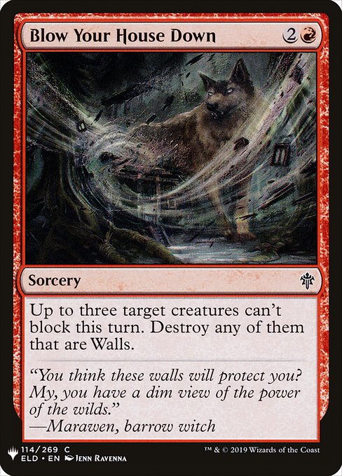 PLST: Blow Your House Down