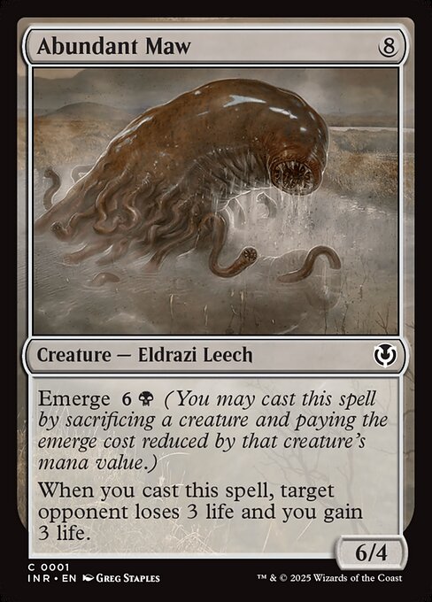 INR: Abundant Maw (Foil)