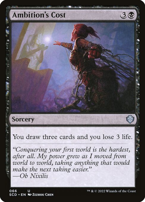 SCD: Ambition's Cost