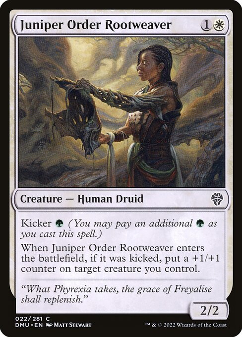 DMU: Juniper Order Rootweaver (Foil)
