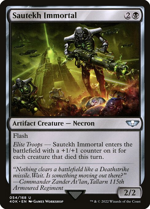 40K: Sautekh Immortal